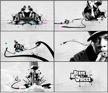 动态设计的构图方式