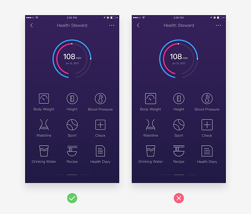 UI设计中的视觉表现问题