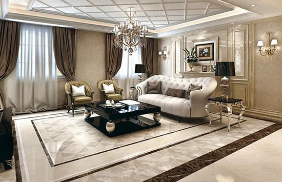 室内设计地面布置时要不要设置波打线